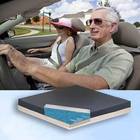 FLUIDIZED Gel CAR Cushion Maximum Comfort & Pain Relief by Blue Chip Medical 18 x 16 x 2.5