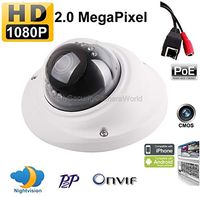 2 Megapixel 1080P 2.8mm Wide Angle Lens Vandal Proof 10PCS IR Mini Dome IP Security PoE Onvif Camera, For Nighttime Protection, Ideal For Home & Business Video Surveillance!
