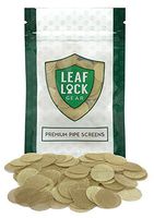 Leaf Lock Gear Premium Brass Tobacco Pipe Screen Filters - 5/8" (0.625) (250)