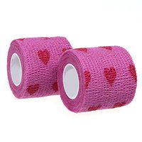 5 Rolls Self-Adherent Bandage, Bandages Tape,Sports Tape, Ankle Tape, Self-Adhesive Bandages, Self-Adhesive Pet Elastic Bandage Injury Wrap Tape for Wrist, Ankle Sprains & Swelling
