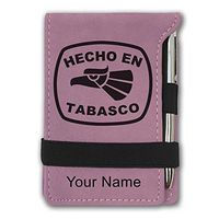 Mini Notepad, Hecho en Tabasco, Personalized Engraving Included (Pink)