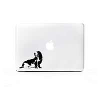 (2X) StickAny Laptop Series Basset Hound Sticker for MacBook Pro, Chromebook, Surface Pro, and More (Black)