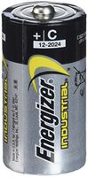 Energizer Industrial C Alkaline Battery, 9 Volt, 12 Batteries per Pack - 6 Packs per case