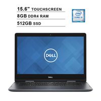 2019 Dell Inspiron 14 5000 2-in-1 15.6 Inch Touchscreen Laptop (Intel Core i3-8145U up tp 3.9GHz, 8GB DDR4 RAM, 512GB SSD, WiFi, Bluetooth, HDMI, Win10 Home, Black) (Renewed)