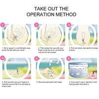 RUIMING Menstrual Cup - Reusable Period Cup Medical-Grade Silicone Alternative Cloth Sanitary Napkins and Tampons, Sterilized Pack Unique Discharge Valve