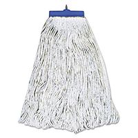 Boardwalk 824R Mop Head, Lie-Flat Head, Rayon Fiber, 24oz, White (Case of 12)