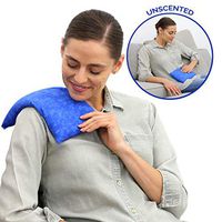 Nature Creation Microwave Heating Pad | Portable Heating Pack for Cramps, Arthritis, Joints Pain, Soring Muscles & Aching Feet | Reusable Microwave Hot Pack for Pain Relief (Unscented Blue Marble)