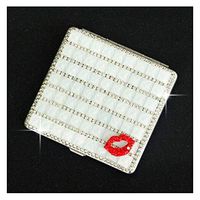Siyibb Bling Crystal Rhinestone Cigarette Holder Case Storage Box-Style 9