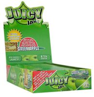 Juicy Jay's Flavored Papers 32 Leaves 1 1/4 Green Apple Pack Of 24