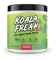 Staunch Koala Freak 2.0 Pre-Workout (Blue Raspberry) 30 Servings - Effective, High Quality Pre-Workout Powder
