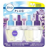 Febreze Plug Odor-Eliminating Air Freshener Scented Oil Refill, Mediterraenan Lavender, 2 count