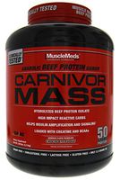 MuscleMeds Carnivor Mass Chocolate Fudge 5.99 lbs.
