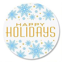 Flurries Snowflake Christmas Envelope Seals -Set of 144