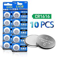 LiCB 10 Pack CR1616 3V Lithium Battery CR 1616