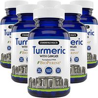Stonehenge Health Turmeric Curcumin with Ginger - Highest Potency Available. 1,600 mg Turmeric with 95% Curcuminoids & BioPerine®. Supports Joint Pain & Inflammation, 60 Vegetarian Capsules (3 Pack)