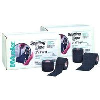 Mueller Spatting Elastic Adhesive Tape - 3in X 7.5yd - Black - Pack of 6