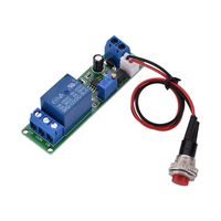 WALFRONT DC 12V Timing Timer Delay Turn Off Switch Time Relay Loop Module 1~10s Adjustable