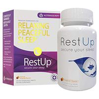 RestUp Fast-Acting Sleep Aid, Non-Habit Forming, Melatonin, Magnesium, 5-HTP, L-Theanine, As Seen on Netflix, 1-Pack (30 Ct)