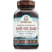NutriGold Krill Oil Gold, 500 mg, 120 Liquid Capliques