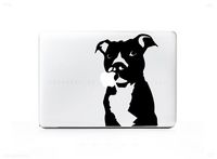 Pit Bull Style 3 Looking Bully Breed Sticker Decal for Mac Laptops
