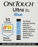 One Touch Ultra Blue Mail Order Test Strips, 50 CT