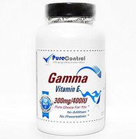 Gamma and Vitamin E // 200 Capsules // Pure // by PureControl Supplements