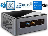 Intel NUC NUC8i7BEH Mini PC/HTPC, Intel Quad-Core i7-8559U Upto 4.5GHz, 16GB DDR4, 512GB SSD, WiFi, Bluetooth, Thunderbolt 3, 4k Support, Dual Monitor Capable, Windows 10 Pro (16GB Ram + 512GB SSD)