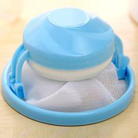 Washing Machine Hair Removal Device Clothes Clean Laundry Ball Retaining Filter Bags Lint Trap Net Pouch Color Random
