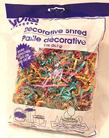 Crinkled Shredded Easter Basket Filler Paper, 2 Ounce Tri-Color Gift Shred Paper (Blue, Green, Yellow) Easter Basket Fill