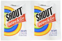 Shout Instant Stain Remover Towelette Wipes (80 count)