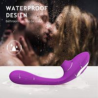 Clítorial Stimulator Toy,Powerful Scution G*Spotter Magic Wand for Couple, 8 Frequency Speed 3 Sucking Toys for Women