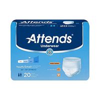 Attends 22103100 Absorbent Underwear Attends Super Plus Pull On Small Disposable Super Absorbency App0710 Box of 80