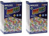 200 Pairs Moldex 6604 Sparkplugs Disposable Ear Plug Uncorded NRR 33 (Тwо Расk)