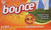 Bounce Dryer Sheets (320 Sheets), 320Count