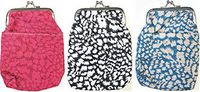 Eclipse Animal Print Vinyl Cigarette Case Pouch w/Pocket, Coin Purse, 3ct, 100s, B24
