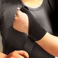 Thumb & Wrist Brace, Reversible Neoprene Splint with Dual Spring Stabilizers for Reliable Support