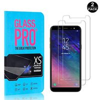 Bear Village Screen Protector for Galaxy A6 2018, Bubble Free, 9H Scratch Resistant HD Tempered Glass Screen Protector Film for Samsung Galaxy A6 2018, 2 Pack
