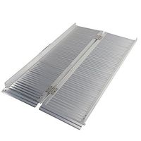 Motorhot Folding Protable Wheelchair Ramp 4ft 600lbs Utility Mobility Scooter Ramp Aluminum