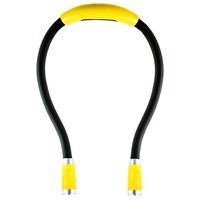 Rechargeable 4 LED Book Light, Adjustable Hands Free Hug Light, Reading Light, Flexible Arm Neck Lamp, USB Cable Included for Reading in Bed or Car, Bookworms,Kids, Night Running, Crafts 