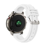 RTYou For Garmin Fenix Chronos Bands, Fashion Silicone Replacement Strap Accessory Wirstband For Garmin Fenix Chronos (White)