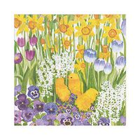 Caspari Easter Garden Paper Luncheon Napkins - 20 Per Package