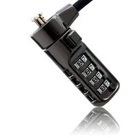 Laptop Security Lock Anti-Theft Four Code for Alienware Dell HP Lenovo Surface Samsung and All Other Notebooks with Lock Hole