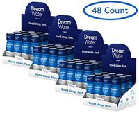 Dream Water Natural Sleep Aid, Snoozeberry - Special 48 Count Supply - GABA, MELATONIN, 5-HTP, 2.5oz Shot- Top Rated - Non-Habit Forming