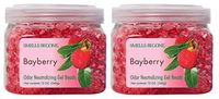 SMELLS BEGONE Odor Eliminator Gel Beads - Air Freshener with Essential Oils - Eliminates Odors in Pet Areas, Bathrooms, Boats, RVs and Cars - Non-Toxic - 12 Ounce (Bayberry Scent - 2 Pack)