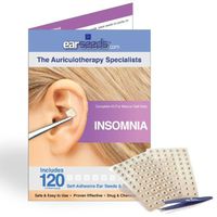 Insomnia Ear Seed Kit- 120 Ear Seeds, Stainless Steel Tweezer