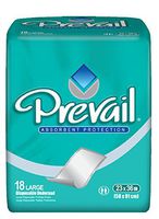 Underpad, Prevail 23 X 36 Inch, Moderate Absorbency, PV-418 - Case of 72