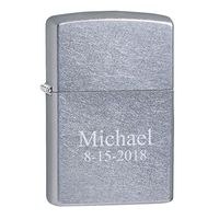 Personalized Street Chrome Zippo Lighter - 2 Lines