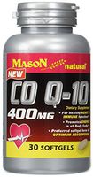 Mason Vitamins Co Q 10 400 mg Softgels, 30 Count