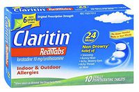 CLARITIN 24 Hour Non-Drowsy RediTabs Allergy Relief Orally Disintegrating Tablets 10 ea (Pack of 3)