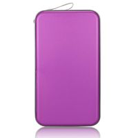 Faylapa 80 Capacity CD Storage DVD Case VCD Wallets Storage Organizer DVD Hard Plastic Protective Storage Holder for Car Travel(Purple)